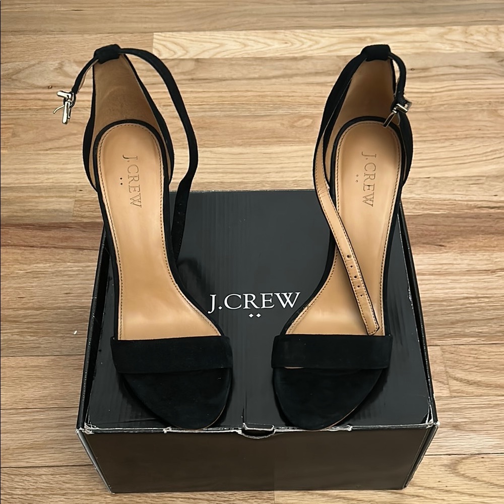 J. Crew Black Women's Heels Size 8